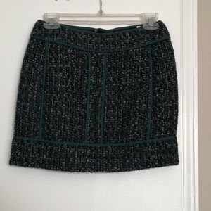 Jcrew tweed skirt size 0 brand new